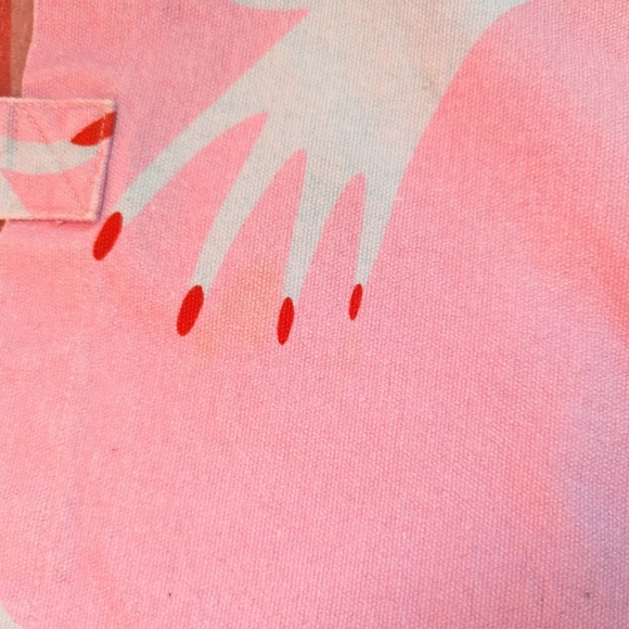 Hayley Elsaesser hand print pink tote bag - Picture 2 of 2